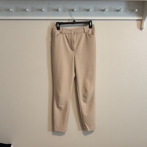 Express Editor. High Rise Tan Skinny Pant